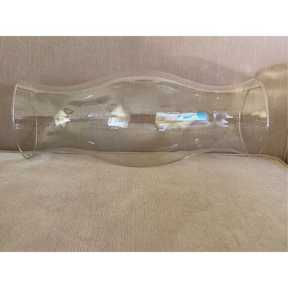 Colonial Williamsburg Style Glass Hurricane Candle Shade Globe with base 11.5 “V - Picture 4 of 5